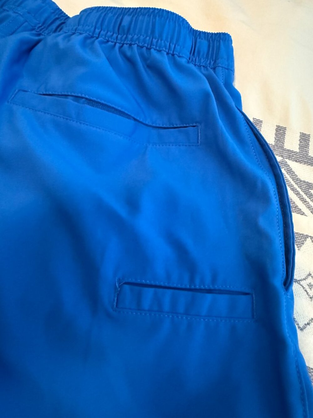 Pair of Blue HUK Swim Shorts Small with Mesh Liner Great Bathing suits 2 for 1 - Picture 7 of 16